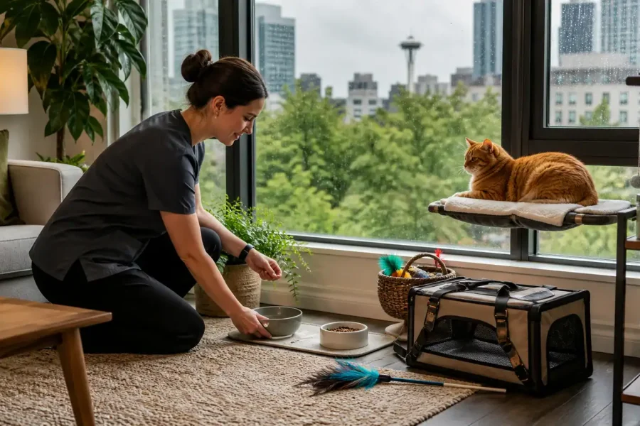 When to Consider in-Home Cat Sitting for Seattle Trips